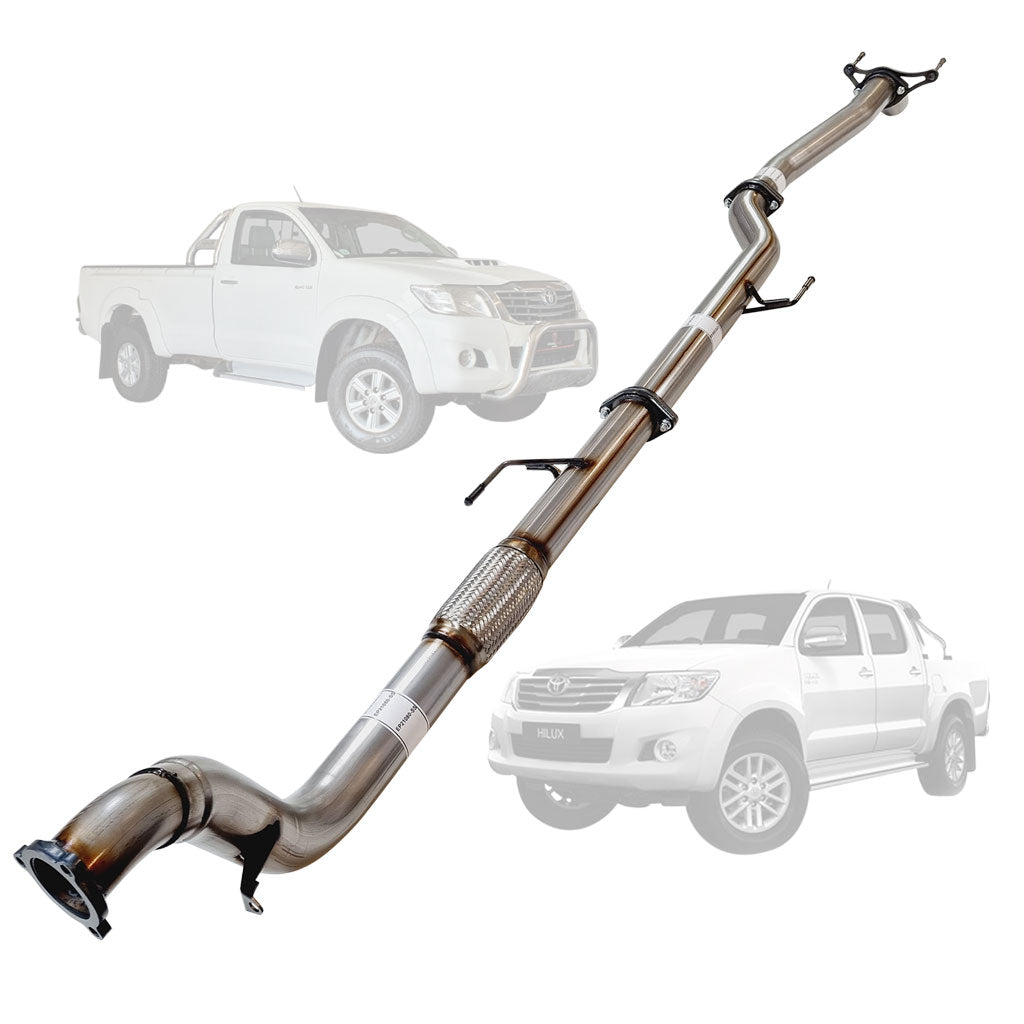 Toyota Hilux N70 3L D4D 05-15 3 Inch Turbo Back Exhaust