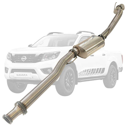 Nissan Navara NP300 D23 2015 2.3L 4 Inch DPF Back Exhaust