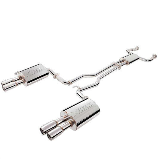 Holden Commodore VE VF Sedan XFORCE Twin 2.25" Catback Exhaust - Raw Finish 409