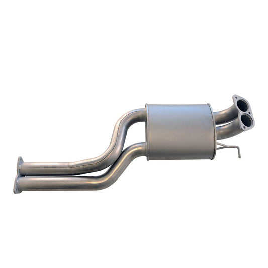Ford Falcon BA BF 6Cyl Turbo And V8 Twin 2.5 Inch Front Muffler Suitable With Existing DEA Components Only.