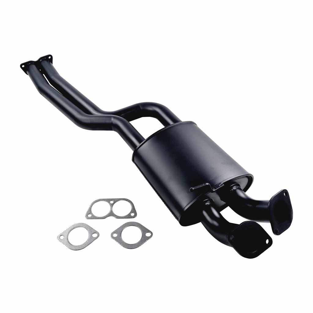 Ford Falcon BA BF XR6 Turbo And XR8 Ute Twin 2.5" Exhaust Front Muffler Assembly Suitable With Existing DEA Components Only.