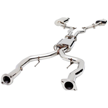 Holden Commodore VE VF Ute SV6 XFORCE Twin 2.25 Inch Catback - Polished SS