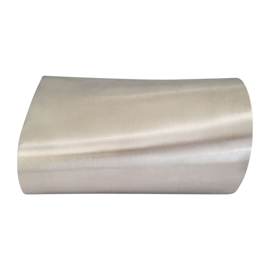 3" Oval (40*96) - 3" Round Oval To Round Adaptor SS304 Brushed 5" (127mm) Whole Length 1.5mm WT