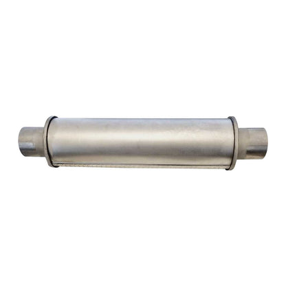 4" Round Centre/Centre Configurations Universal Mufflers | Aluminised | Select Your Size Length and Internal Options