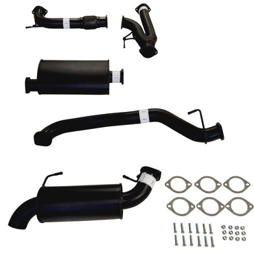 Nissan Y62 Patrol 3 Inch Cat Back Exhaust with Center Muffler and Rear Muffler