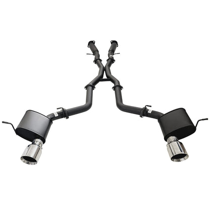 Twin 3 Inch Cat Back Exhaust With Centre Hotdogs For SRT Jeep Grand Cherokee 2012 to 2021 SS Tips