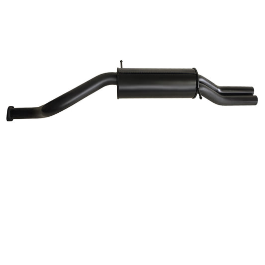 Ford Falcon AU Ute 2.5 Inch Rear Muffler With Dual Exit Suitable With Existing DEA Components Only.