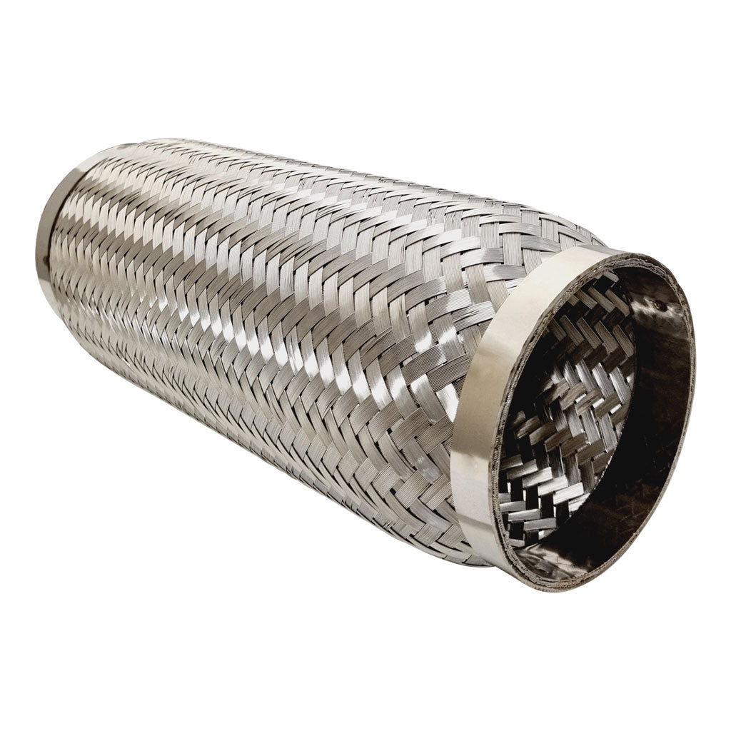 Stainless Steel Braided Exhaust Flex Pipe Joints - Available in Various Sizes and Lengths