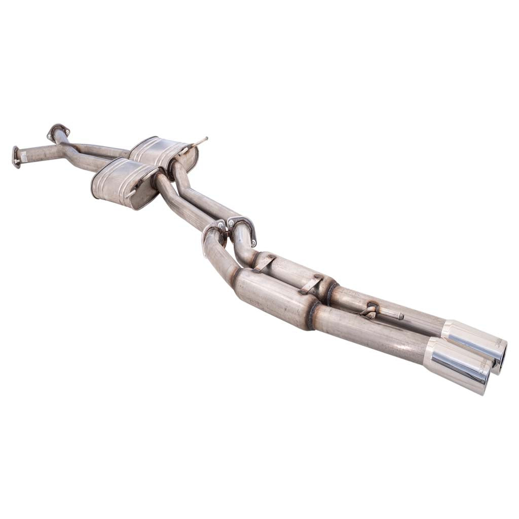 Holden Commodore VT VX VY VZ V8 Sedan Twin 3 Inch Catback Exhaust Hotdog Rear - Raw 409