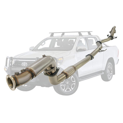 Toyota Hilux N80 1DG-FTV 2.8L 4Cyl - October 2015-ON Turbo Back  (DPF Model)