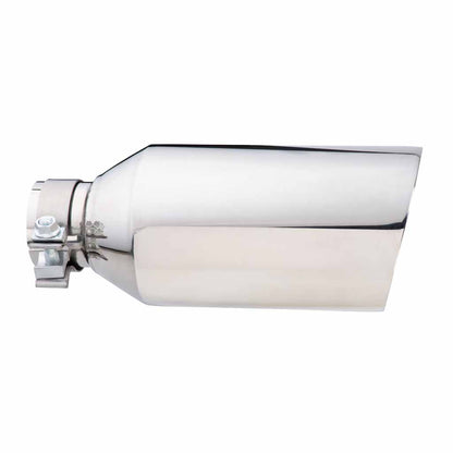 Angle Cut Inner Cone RC 2 1/2" In 5" Out 12" Long SS304 Clamped Tip