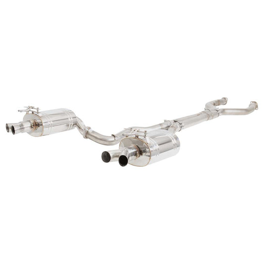 HSV VF Sedan Straight Pipe Center Twin 3Inch 304 SS Cat Back