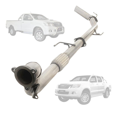 Toyota Hilux N70 3L D4D 05-15 3.5 Inch Turbo Back Exhaust