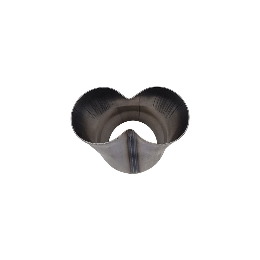 Exhaust Collector Mild Steel 2 Into 1 In 76mm Out 76mm